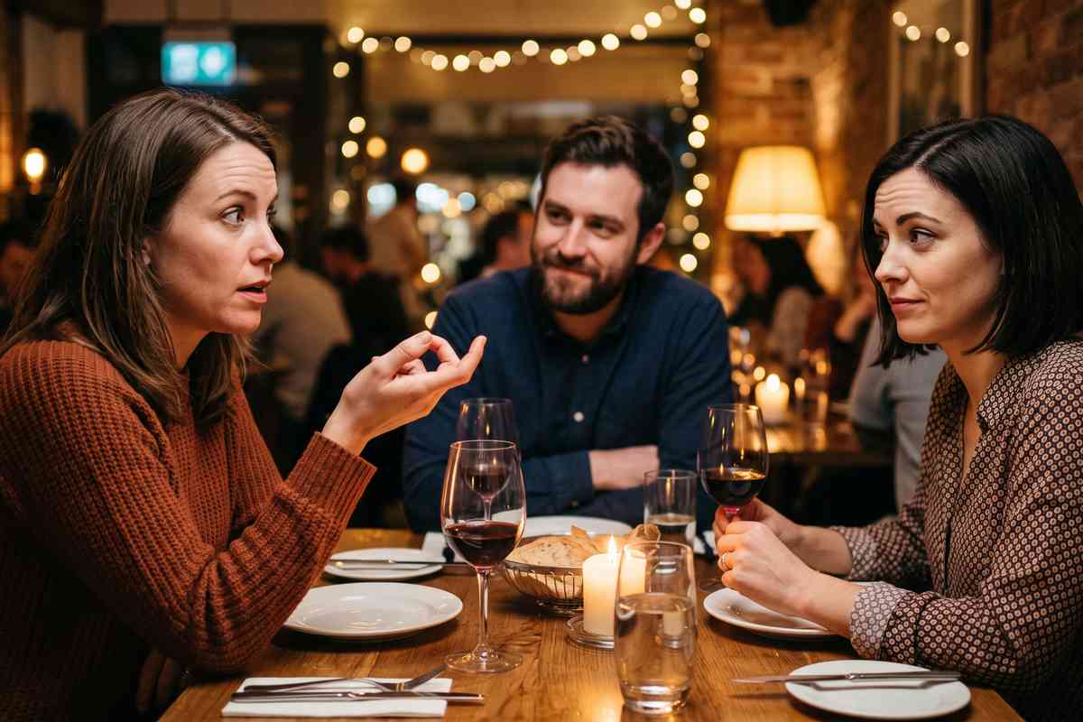 Jak przestać szukać akceptacji – kobieta waha się, zauważając reakcję rozmówcy